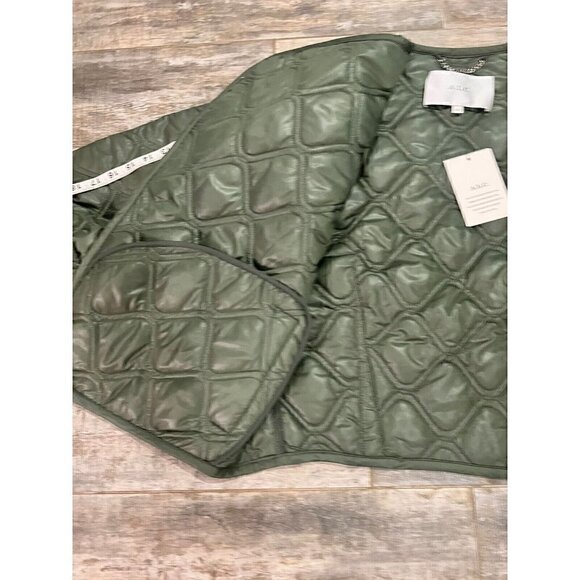 New With Tags $495 A.L.C. Emory Jacket Army Green Medium - Picture 10 of 13